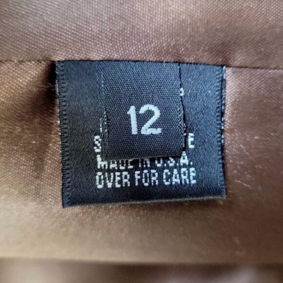 Vintage USA MARVIN RICHARDS 100% Lambswool with Fox Fur Trim Size 12 Penny Lane - Picture 8 of 9